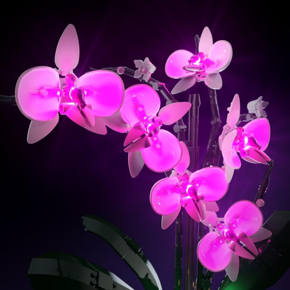 Puzzloria™ | Light Kit for LEGO® Orchid - Puzzloria