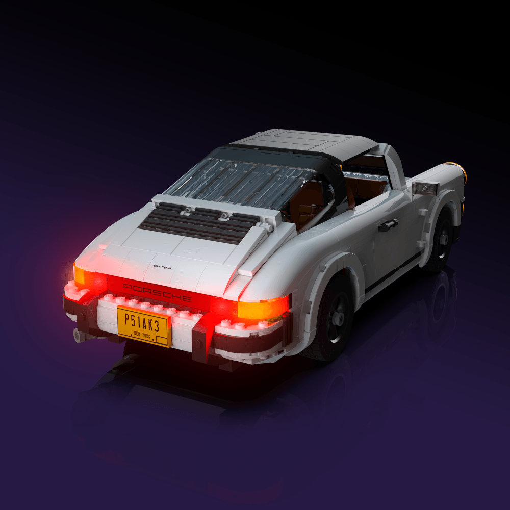 Puzzloria™ | Light Kit for LEGO® Porsche 911 - Puzzloria