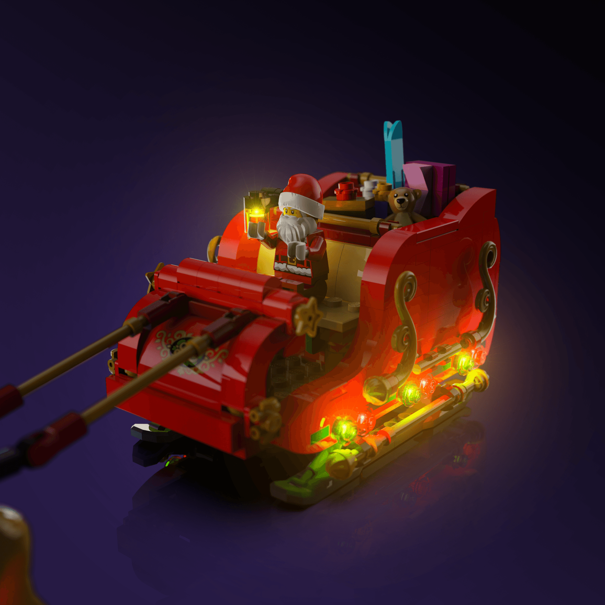 Puzzloria™ | Light Kit for LEGO® Santa's Sleigh - Puzzloria