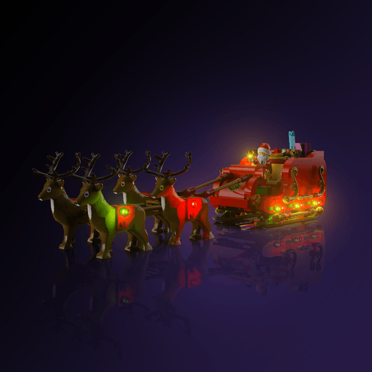 Puzzloria™ | Light Kit for LEGO® Santa's Sleigh - Puzzloria
