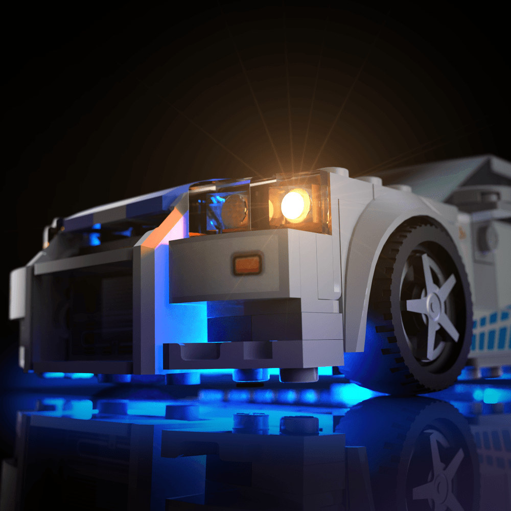 Puzzloria™ | Light Kit for LEGO® Speed Champions 2 Fast 2 Furious Nissan Skyline GT-R (R34) - Puzzloria