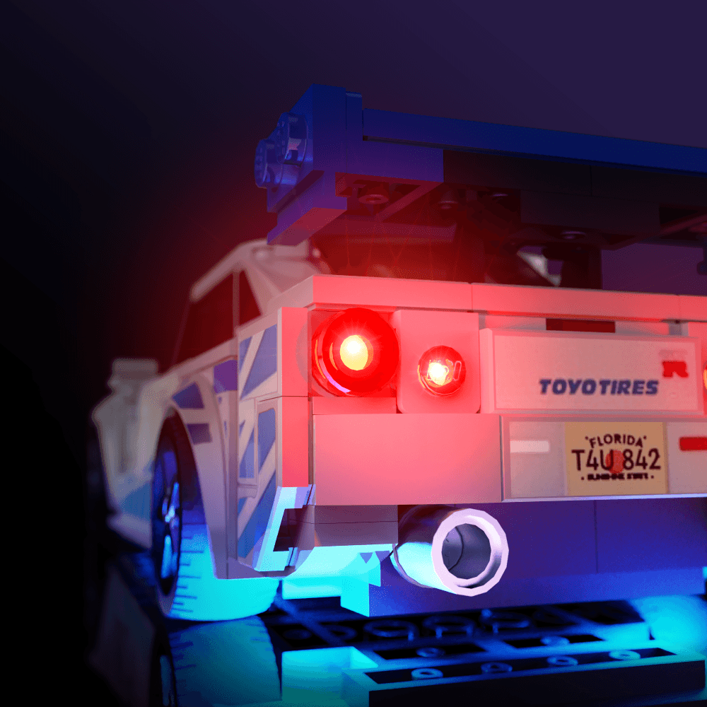 Puzzloria™ | Light Kit for LEGO® Speed Champions 2 Fast 2 Furious Nissan Skyline GT-R (R34) - Puzzloria