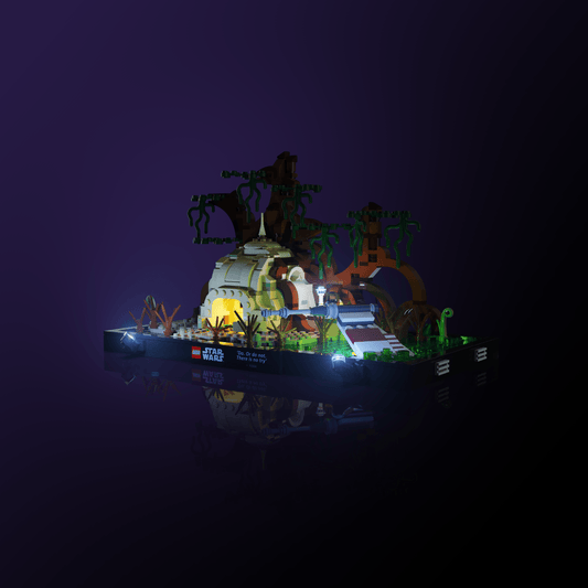 Puzzloria™ | Light Kit for LEGO® Star Wars Dagobah Jedi Training Diorama - Puzzloria