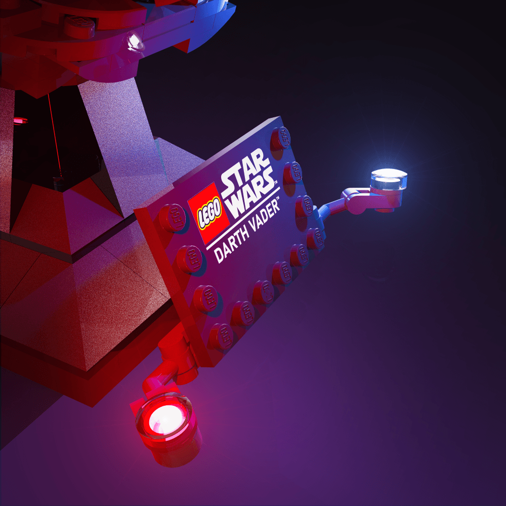 Puzzloria™ | Light Kit for LEGO® Star Wars Darth Vader Helmet - Puzzloria