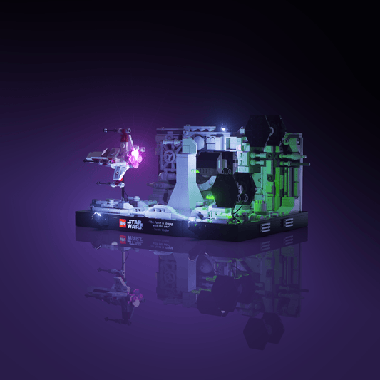 Puzzloria™ | Light Kit for LEGO® Star Wars Death Star Trench Run Diorama - Puzzloria
