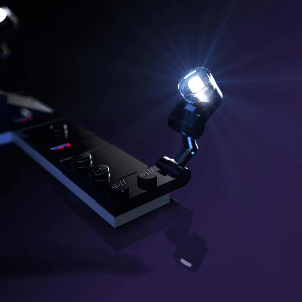 Puzzloria™ | Light Kit For LEGO® Star Wars TIE Interceptor - Puzzloria