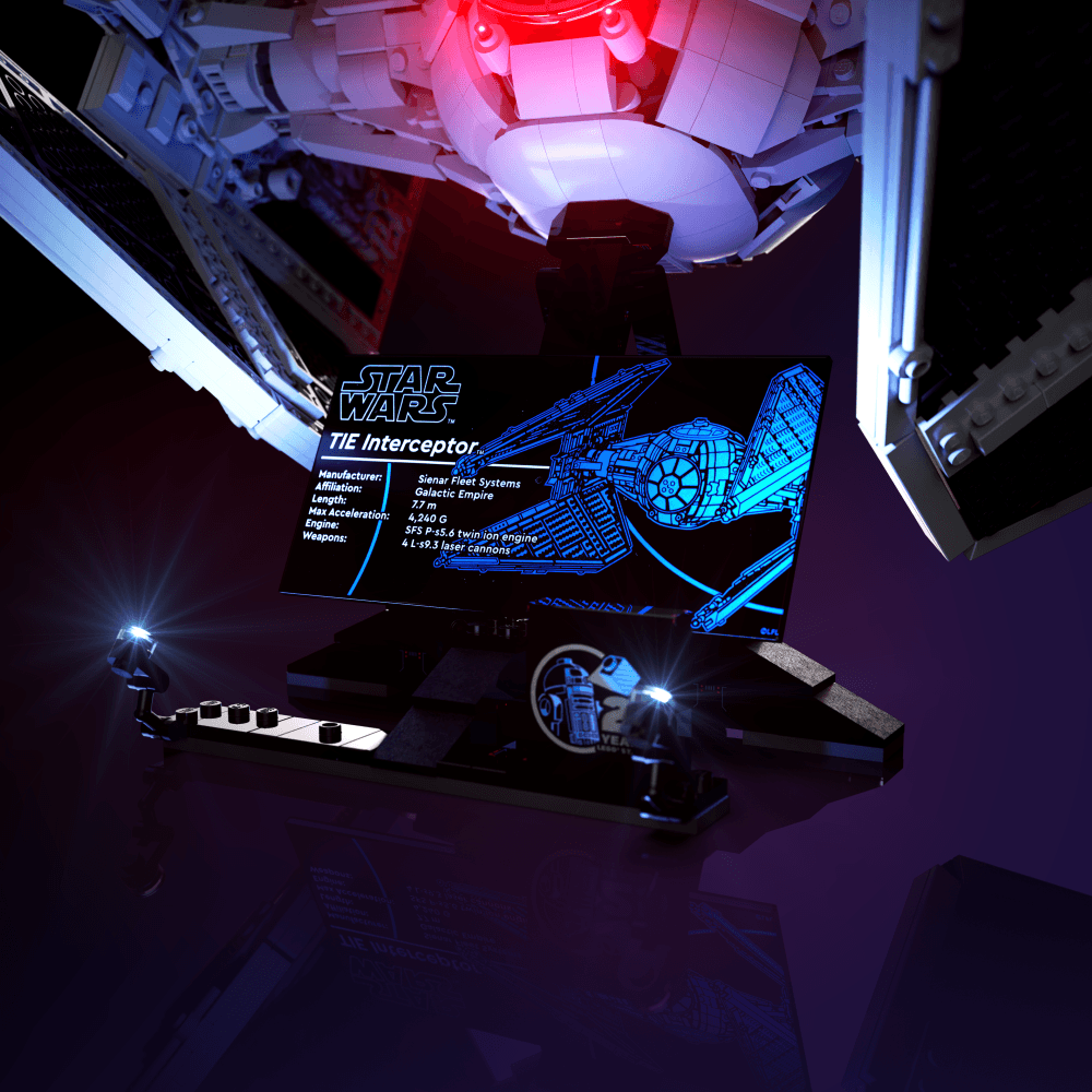 Puzzloria™ | Light Kit For LEGO® Star Wars TIE Interceptor - Puzzloria