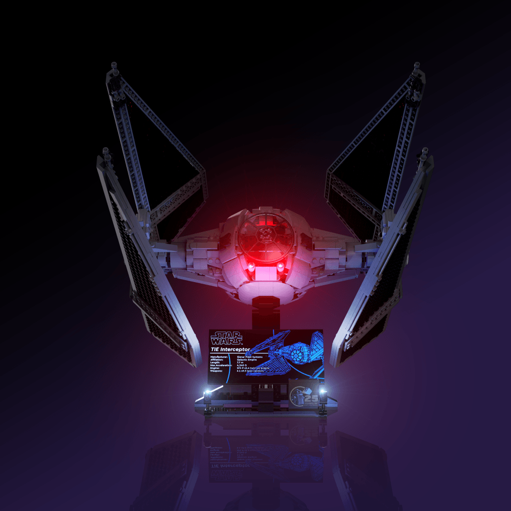 Puzzloria™ | Light Kit For LEGO® Star Wars TIE Interceptor - Puzzloria