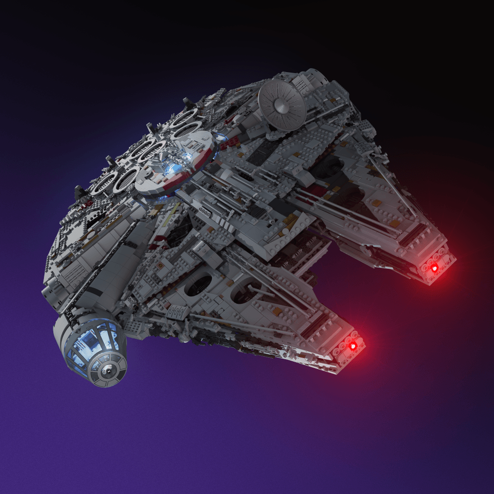 Puzzloria™ | Light Kit for LEGO® Star Wars UCS Millennium Falcon - Puzzloria