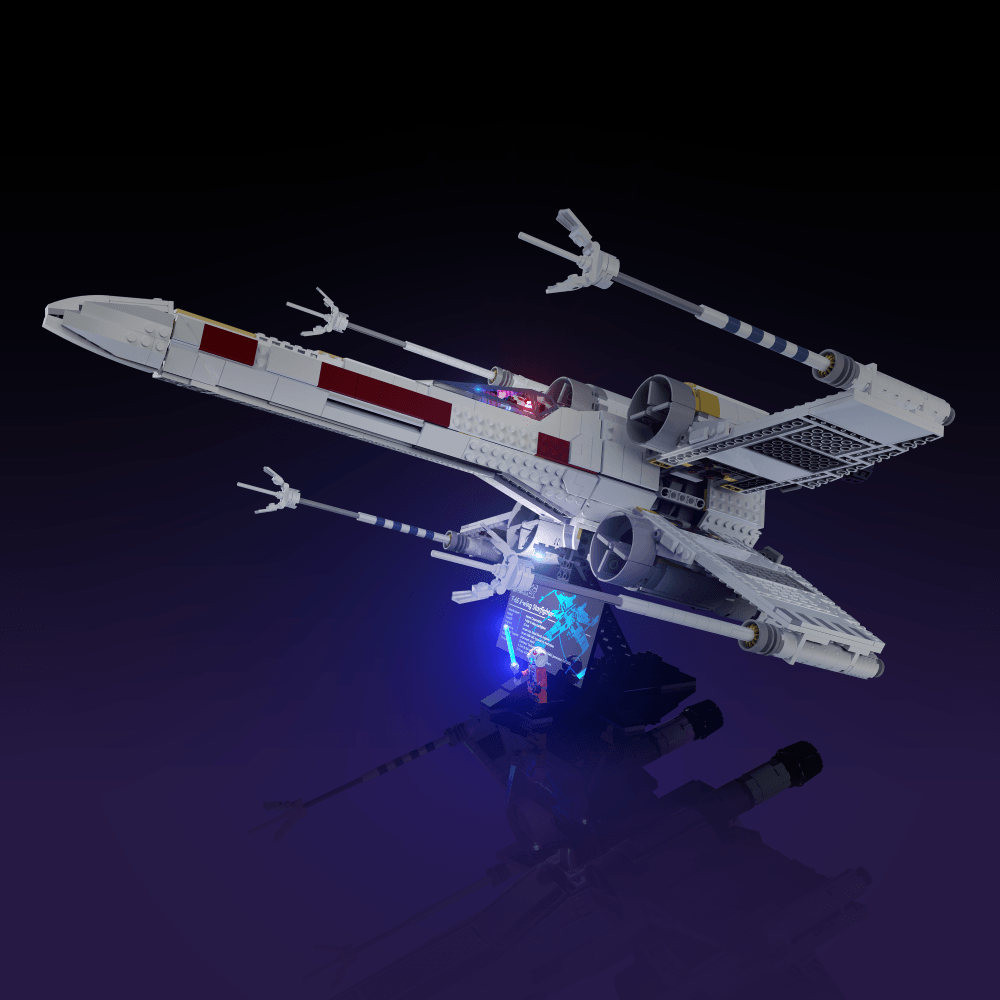 Puzzloria™ | Light Kit for LEGO® Star Wars X-Wing Starfighter - Puzzloria