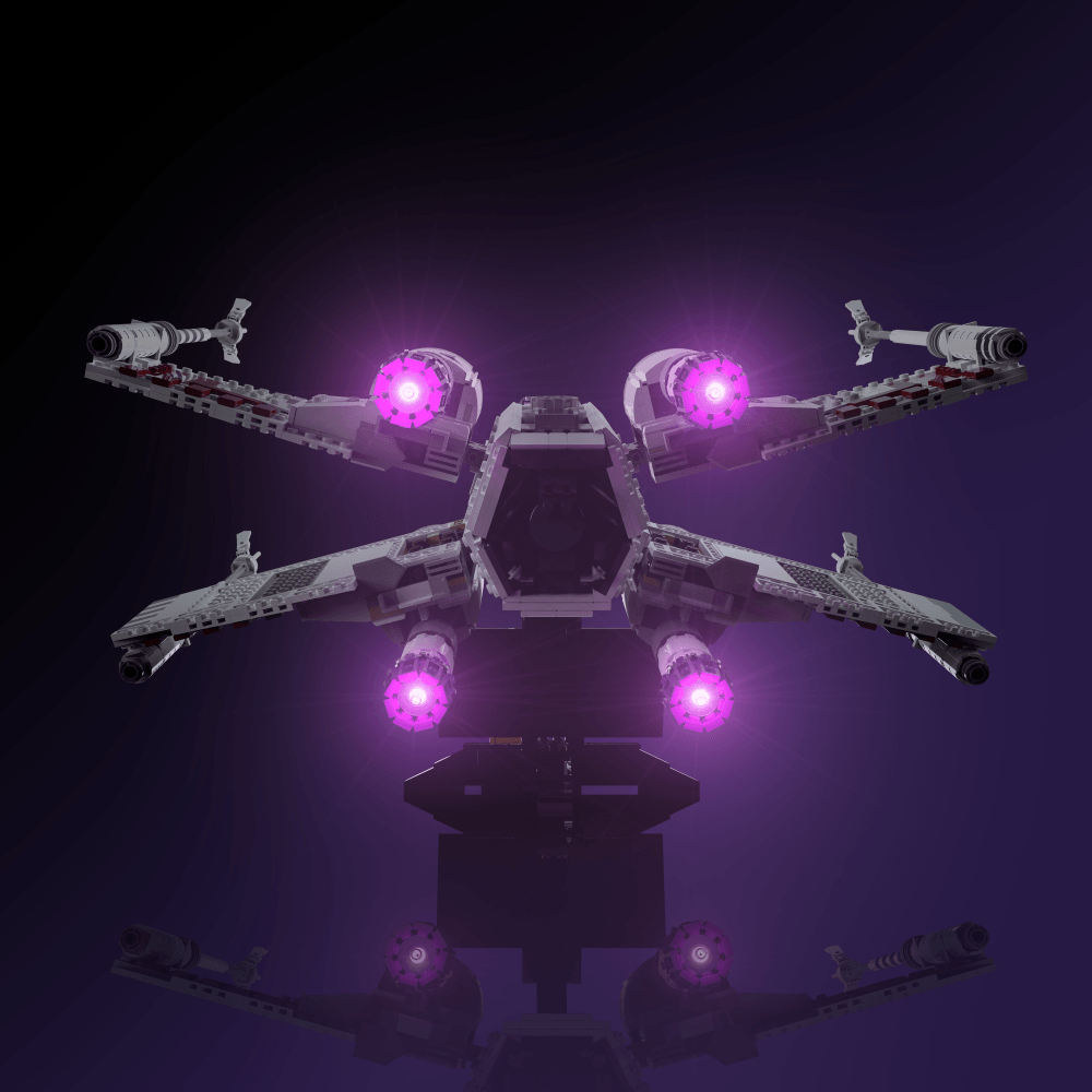 Puzzloria™ | Light Kit for LEGO® Star Wars X-Wing Starfighter - Puzzloria
