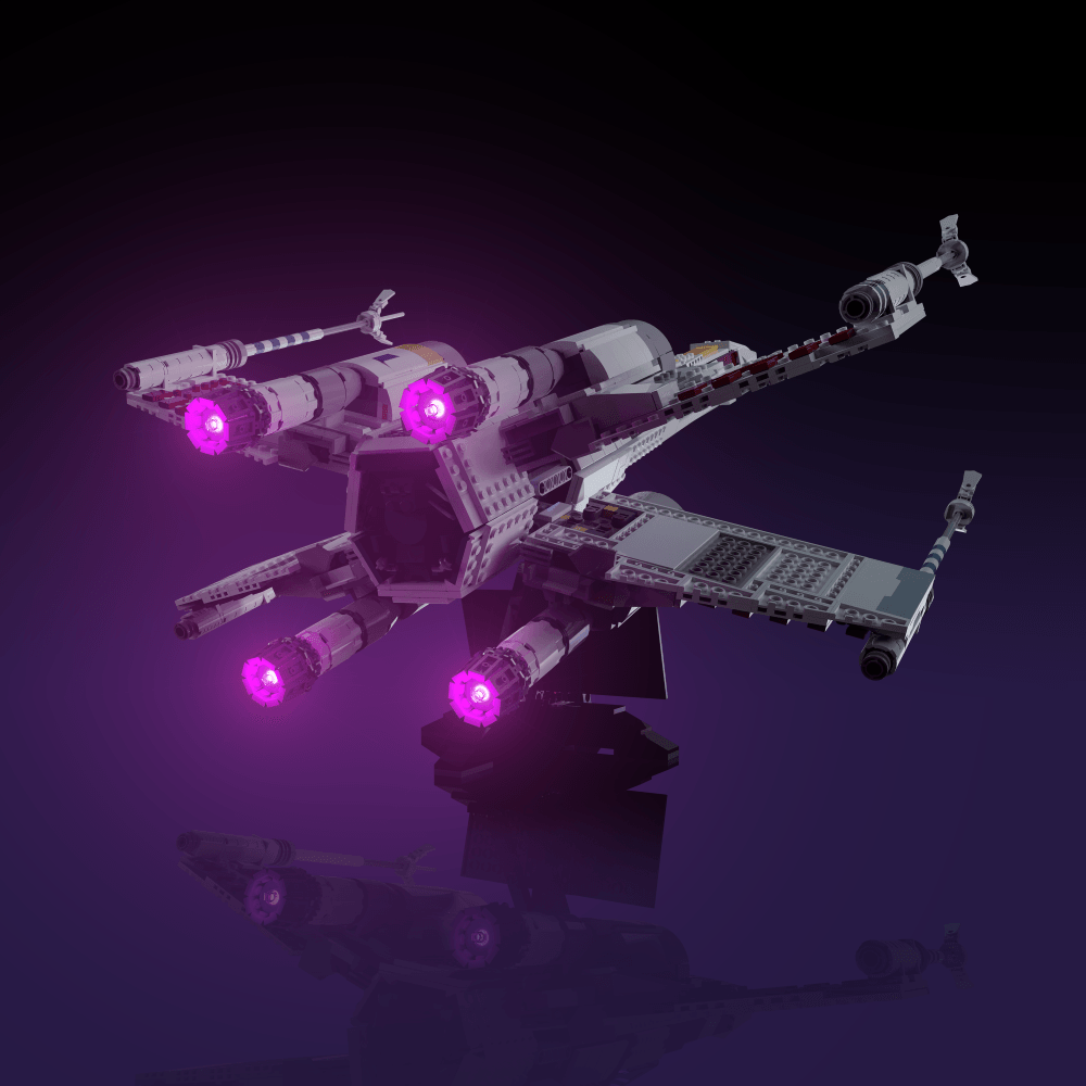 Puzzloria™ | Light Kit for LEGO® Star Wars X-Wing Starfighter - Puzzloria
