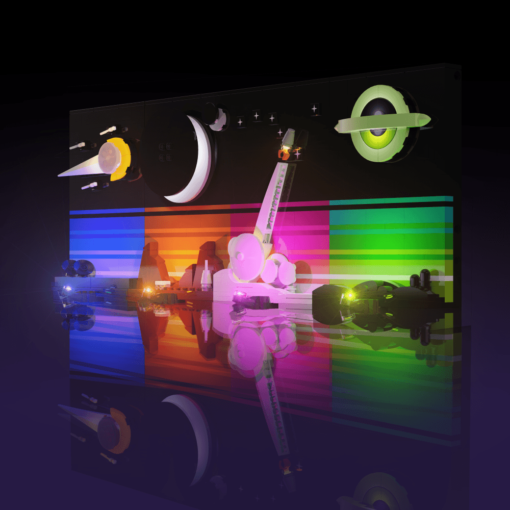 Puzzloria™ | Light Kit for LEGO® Tales of the Space Age - Puzzloria