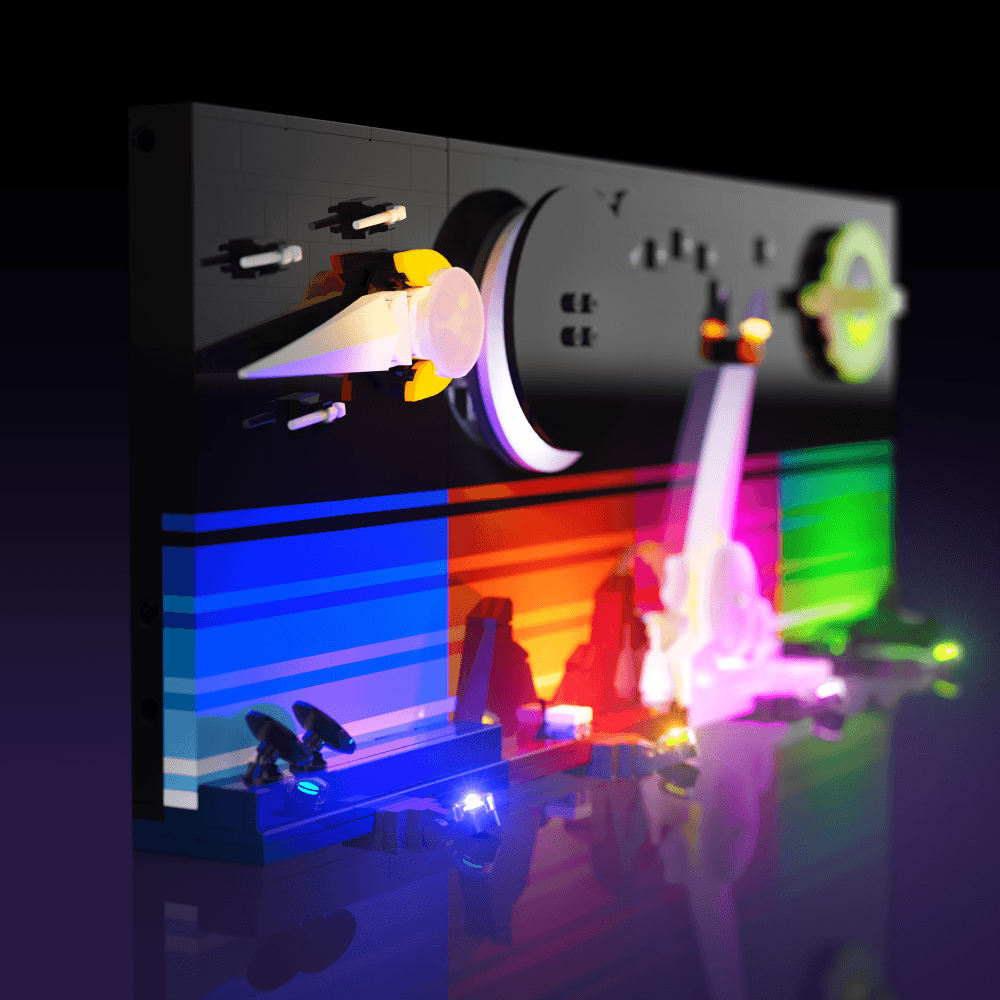 Puzzloria™ | Light Kit for LEGO® Tales of the Space Age - Puzzloria