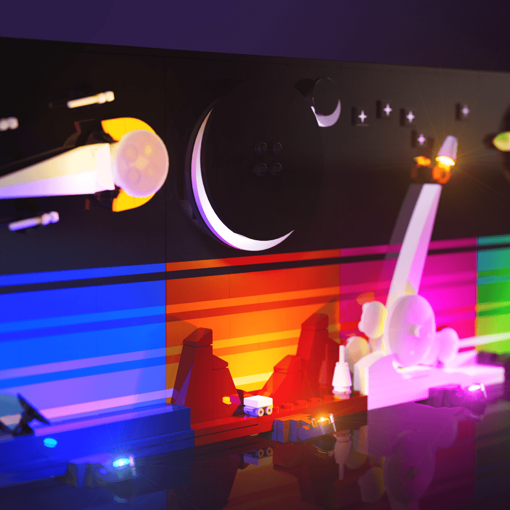 Puzzloria™ | Light Kit for LEGO® Tales of the Space Age - Puzzloria