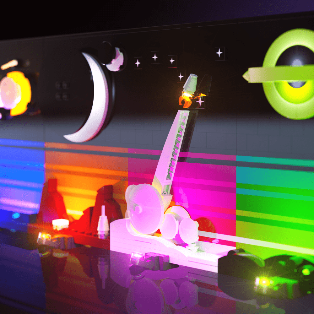 Puzzloria™ | Light Kit for LEGO® Tales of the Space Age - Puzzloria