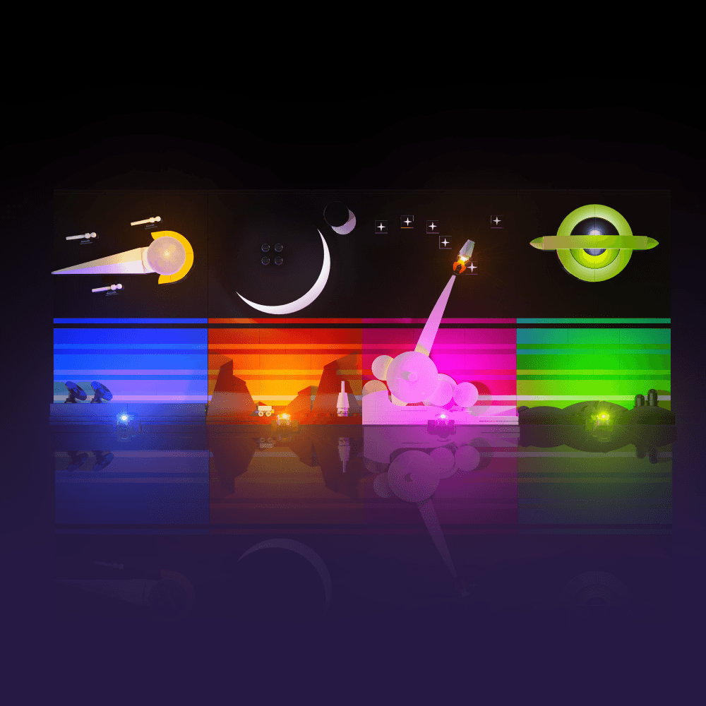 Puzzloria™ | Light Kit for LEGO® Tales of the Space Age - Puzzloria