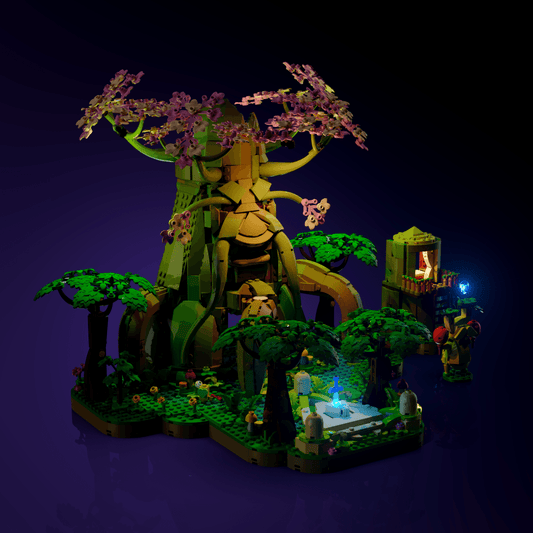 Puzzloria™ | Light Kit for LEGO® The Legend of Zelda Great Deku Tree 2-in-1 - Puzzloria
