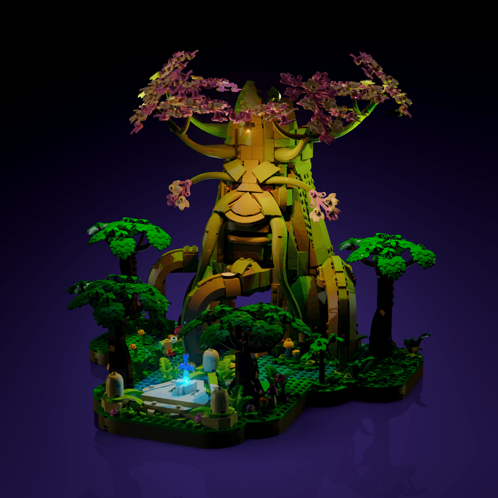 Puzzloria™ | Light Kit for LEGO® The Legend of Zelda Great Deku Tree 2-in-1 - Puzzloria