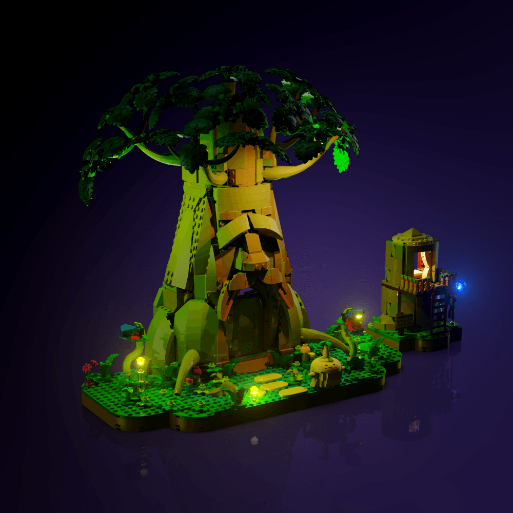 Puzzloria™ | Light Kit for LEGO® The Legend of Zelda Great Deku Tree 2-in-1 - Puzzloria