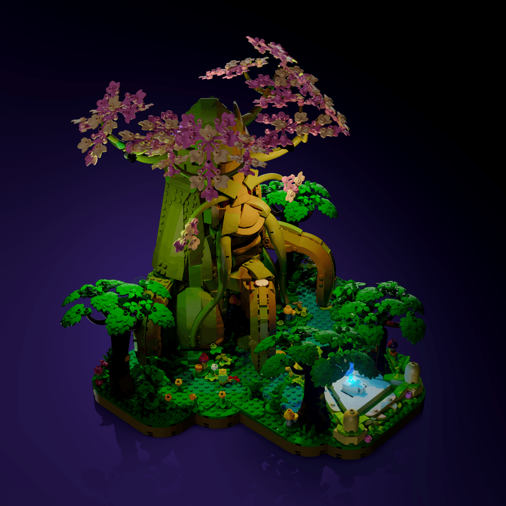 Puzzloria™ | Light Kit for LEGO® The Legend of Zelda Great Deku Tree 2-in-1 - Puzzloria