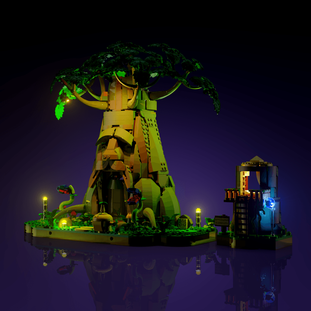Puzzloria™ | Light Kit for LEGO® The Legend of Zelda Great Deku Tree 2-in-1 - Puzzloria