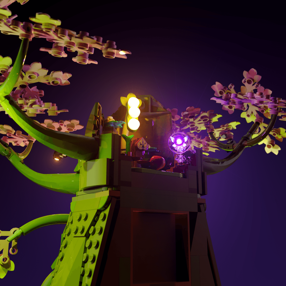 Puzzloria™ | Light Kit for LEGO® The Legend of Zelda Great Deku Tree 2-in-1 - Puzzloria