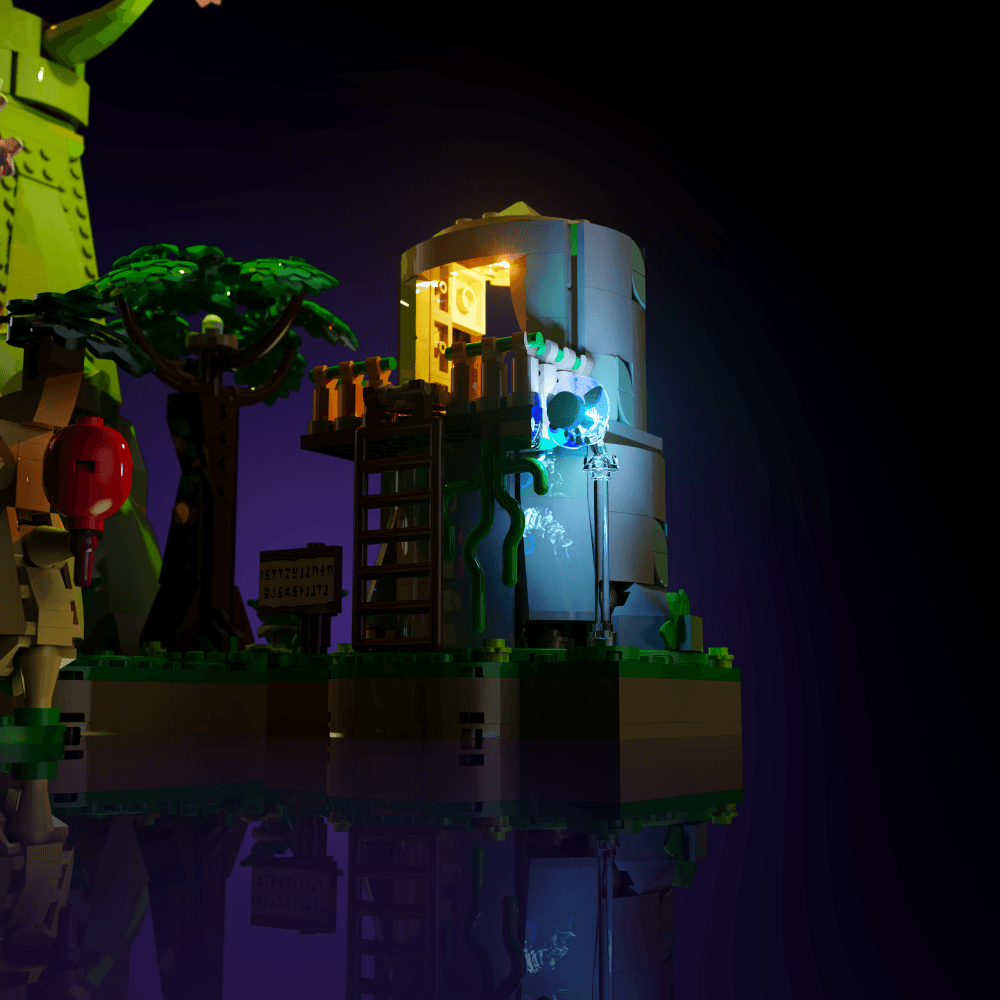 Puzzloria™ | Light Kit for LEGO® The Legend of Zelda Great Deku Tree 2-in-1 - Puzzloria