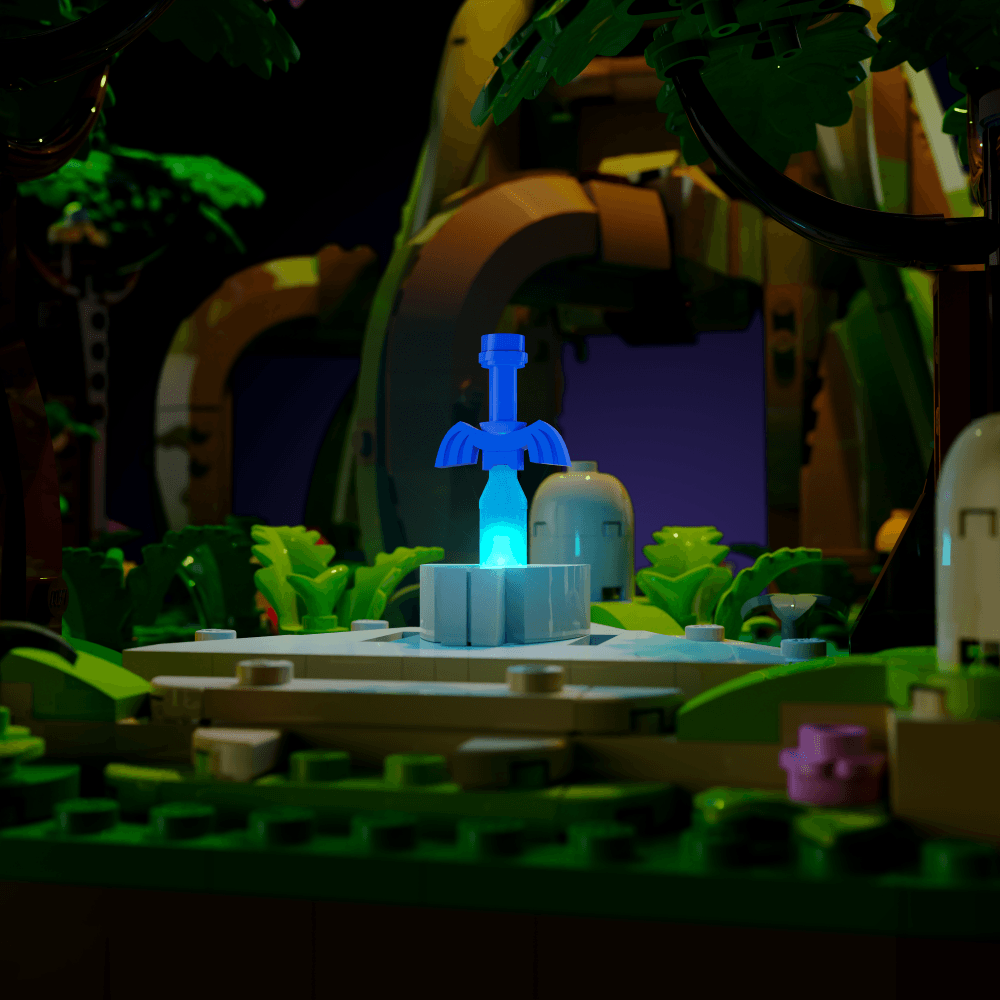 Puzzloria™ | Light Kit for LEGO® The Legend of Zelda Great Deku Tree 2-in-1 - Puzzloria
