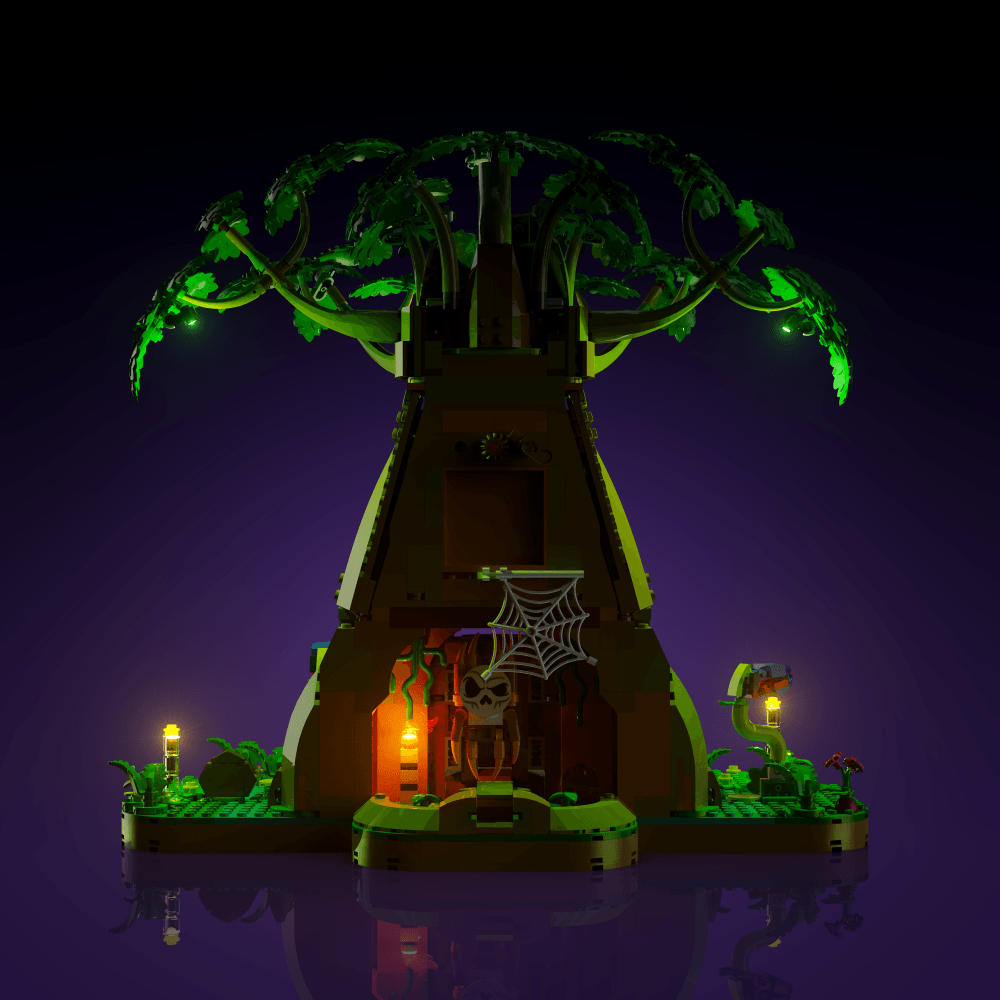 Puzzloria™ | Light Kit for LEGO® The Legend of Zelda Great Deku Tree 2-in-1 - Puzzloria