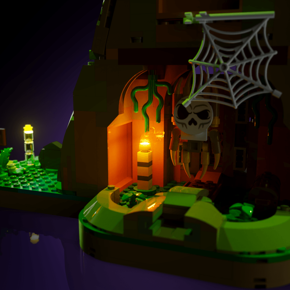 Puzzloria™ | Light Kit for LEGO® The Legend of Zelda Great Deku Tree 2-in-1 - Puzzloria