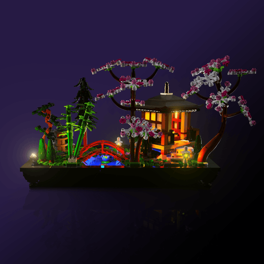 Puzzloria™ | Light Kit for LEGO® Tranquil Garden - Puzzloria