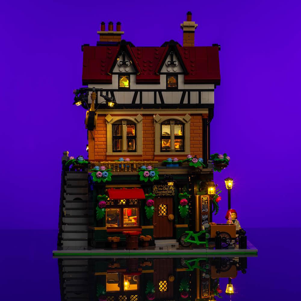 Puzzloria™ | Light Kit for LEGO® Tudor Corner - Puzzloria