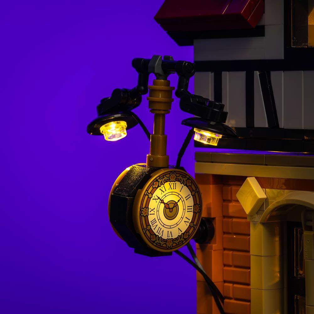 Puzzloria™ | Light Kit for LEGO® Tudor Corner - Puzzloria
