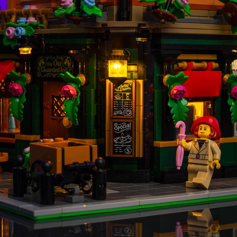 Puzzloria™ | Light Kit for LEGO® Tudor Corner - Puzzloria