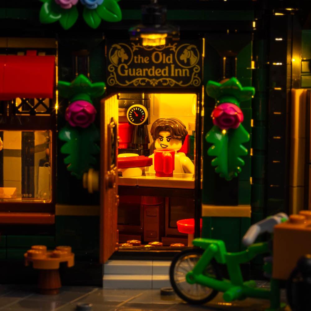 Puzzloria™ | Light Kit for LEGO® Tudor Corner - Puzzloria