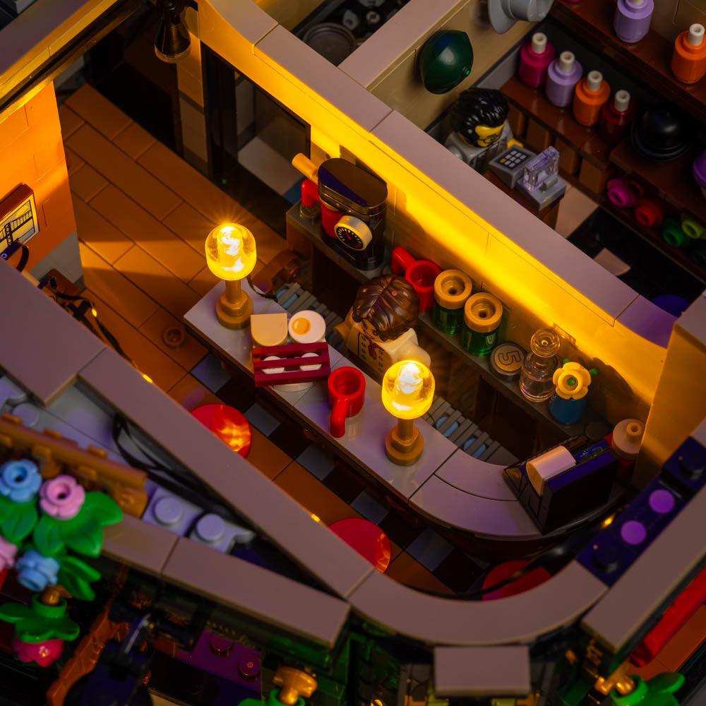 Puzzloria™ | Light Kit for LEGO® Tudor Corner - Puzzloria