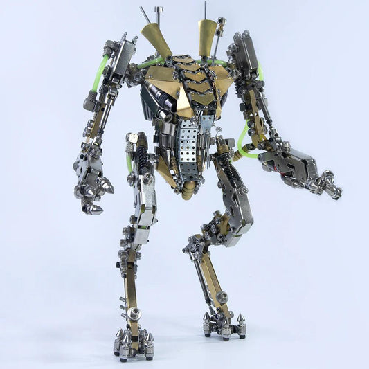 Puzzloria™ | DIY XIA-A Metal Future Mech Model with Articulated Joints & Lights - Puzzloria