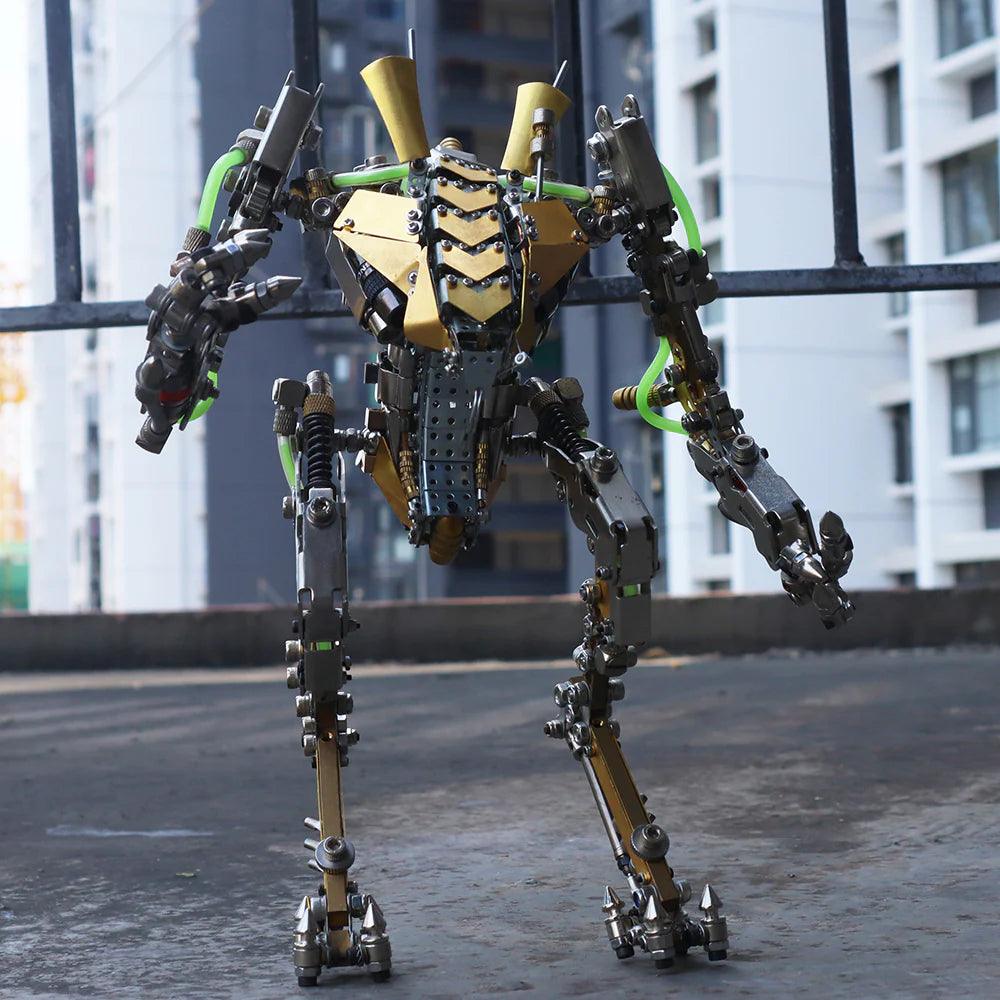 Puzzloria™ | DIY XIA-A Metal Future Mech Model with Articulated Joints & Lights - Puzzloria