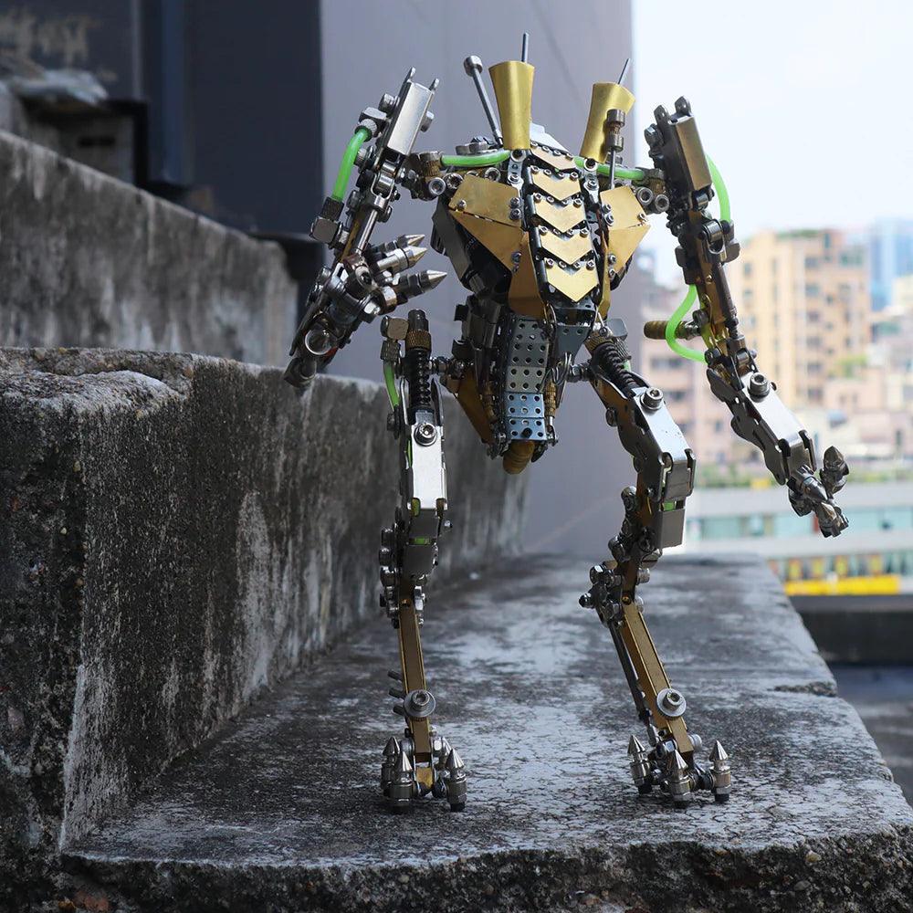 Puzzloria™ | DIY XIA-A Metal Future Mech Model with Articulated Joints & Lights - Puzzloria