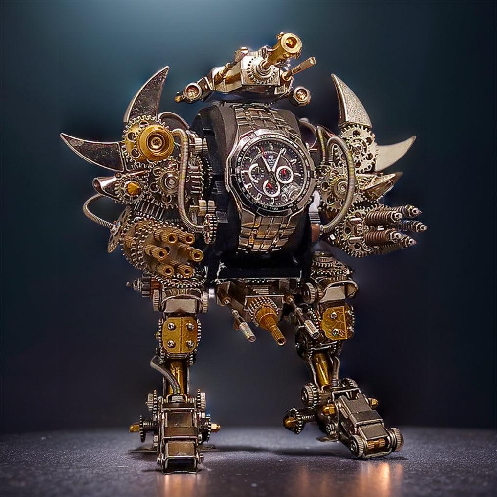 Puzzloria™ | Titan Guardian Mecha Watch Stand - Puzzloria