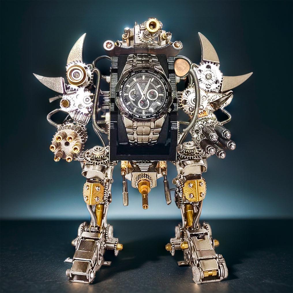 Puzzloria™ | Titan Guardian Mecha Watch Stand - Puzzloria
