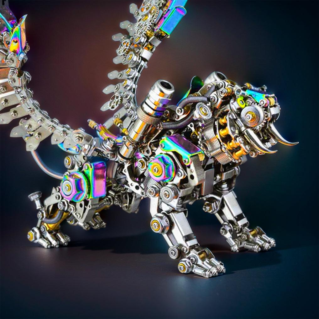 Puzzloria™ | Mechanical Winged Tiger 3D Metal Puzzle 700+ Pieces - Puzzloria