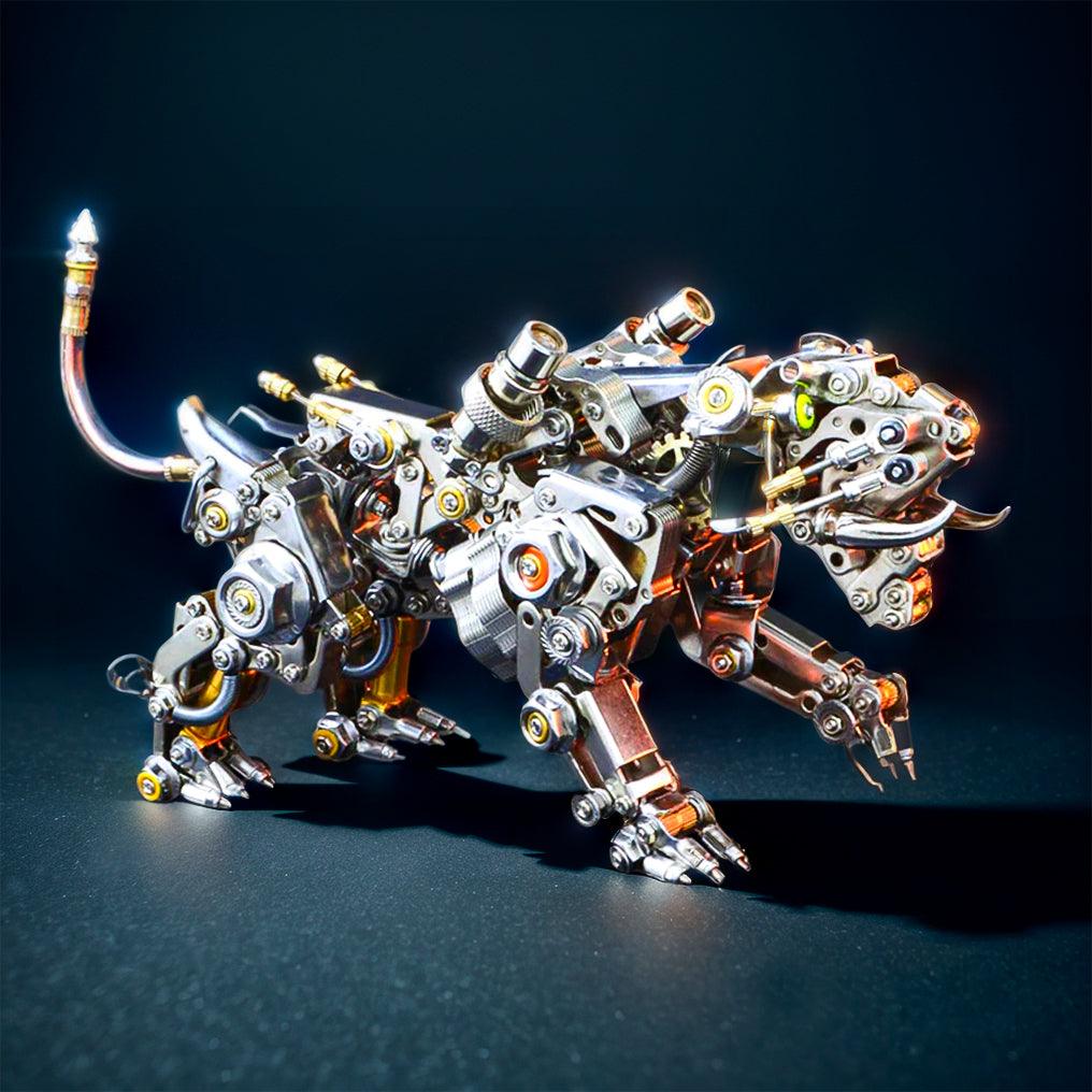 Puzzloria™ | Mechanical Winged Tiger 3D Metal Puzzle 700+ Pieces - Puzzloria