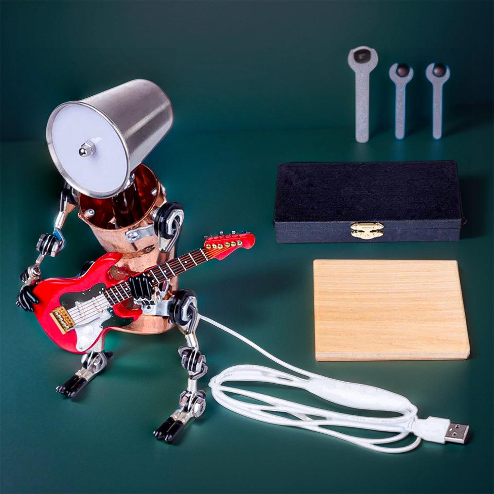 Puzzloria™ | DIY 3D Metal Steampunk Hand-Assembled Robot Band Model - Puzzloria