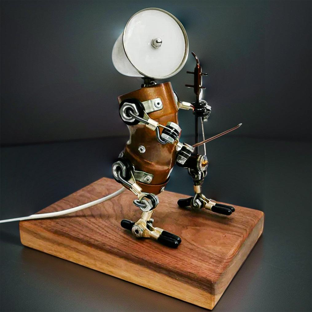 Puzzloria™ | DIY 3D Metal Steampunk Hand-Assembled Robot Band Model - Puzzloria