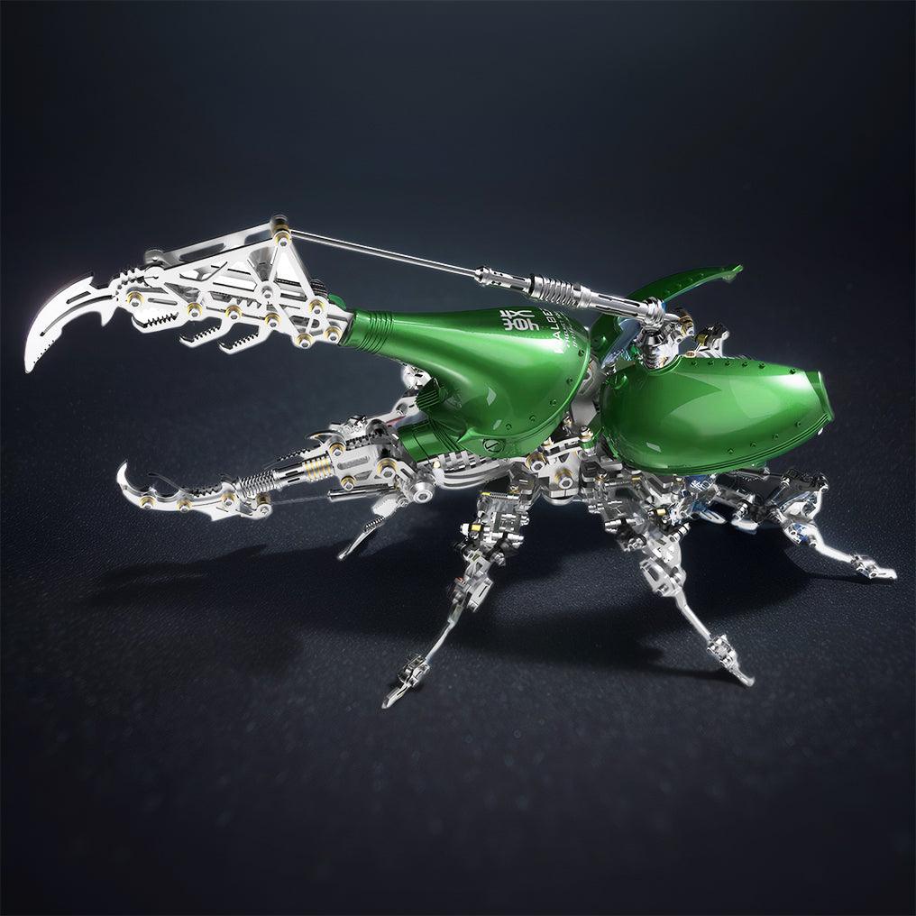Puzzloria™ | DIY 3D Beetle with Long Horn Metal Model Puzzles Kits - Puzzloria