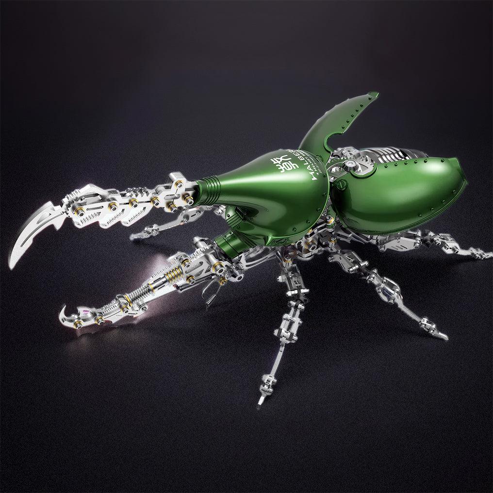 Puzzloria™ | DIY 3D Beetle with Long Horn Metal Model Puzzles Kits - Puzzloria