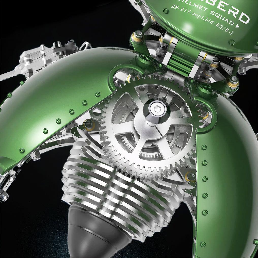 Puzzloria™ | DIY 3D Beetle with Long Horn Metal Model Puzzles Kits - Puzzloria