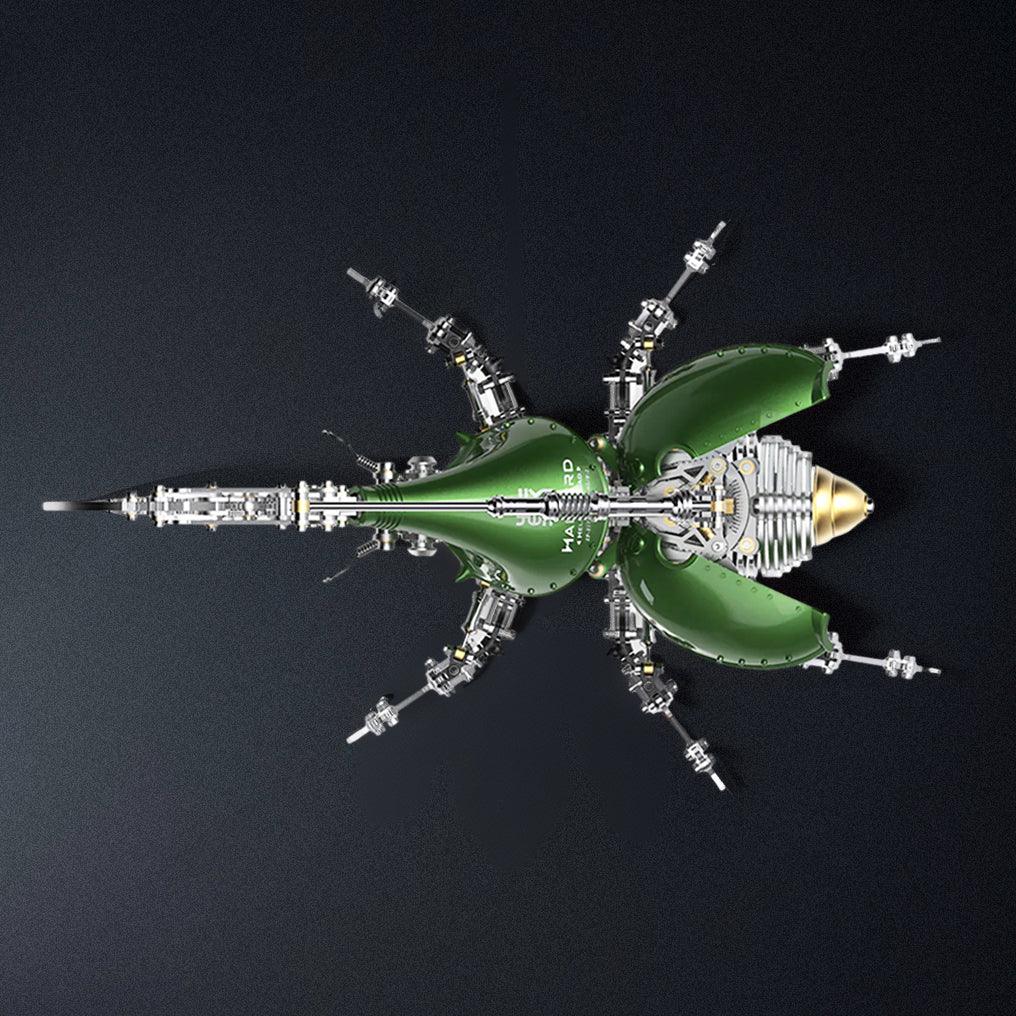 Puzzloria™ | DIY 3D Beetle with Long Horn Metal Model Puzzles Kits - Puzzloria